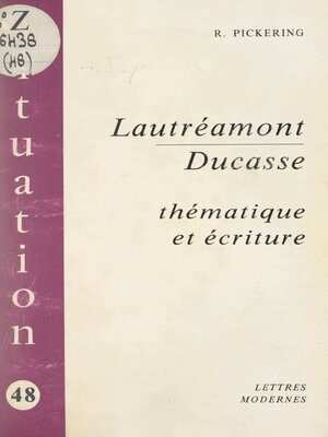 cover image of Lautréamont-Ducasse
